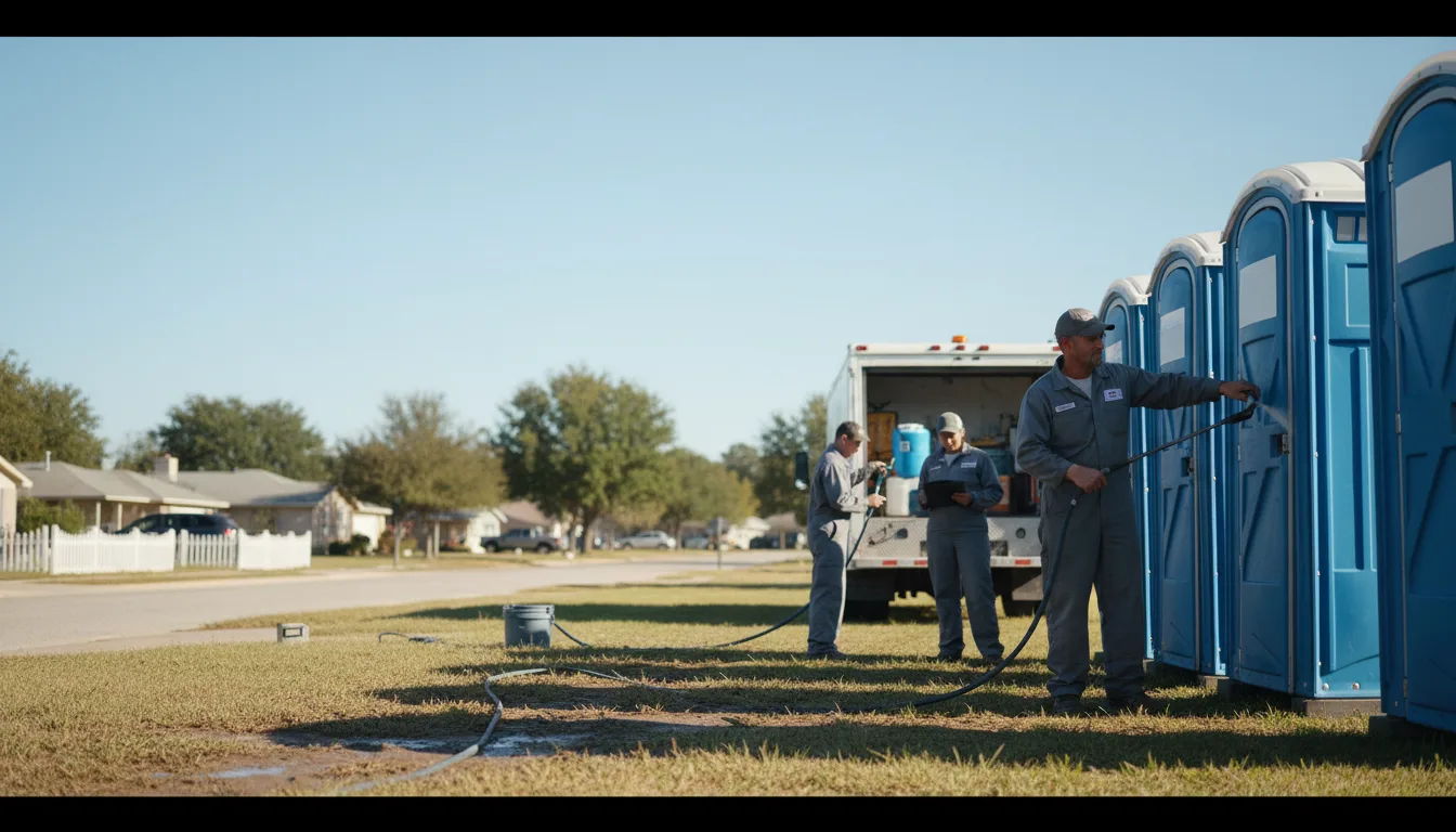 Long-Term Portable Toilet Rental in Portland, TX near me